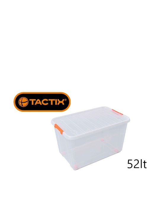 TACTIX 52Lt ΚΟΥΤΙ ΠΛΑΣΤΙΚO ΑΠΟΘΗΚΕΥΣΗΣ ΔΙΑΦΑΝO 320282