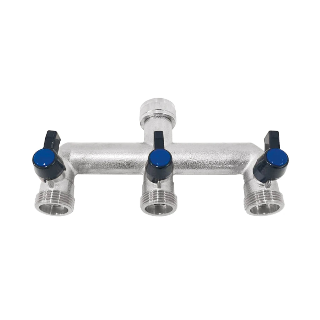 ΟΡΕΙΧΑΛΚΙΝΟΣ ΣΥΛΛΕΚΤΗΣ ΚΑΝΟΥΛΩΝ 3/4" 3 ΟΠΩΝ