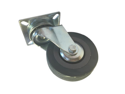 Ρόδα γκρι περιστρεφόμενη 65x21mm, αντοχή 40Kg