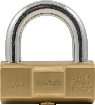 Λουκέτο ορειχάλκινο κυλινδρικο βαρεως τυπου 3κλειδια 80mm