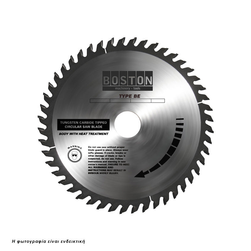 BOSTON: ΔΙΣΚΟΣ ΚΟΠΗΣ ΞΥΛΟΥ Φ160/30 mm - Ζ40