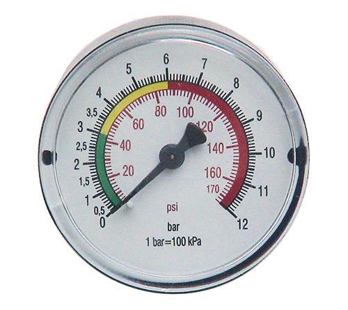 Μανόμετρο-ρολόι 63mm