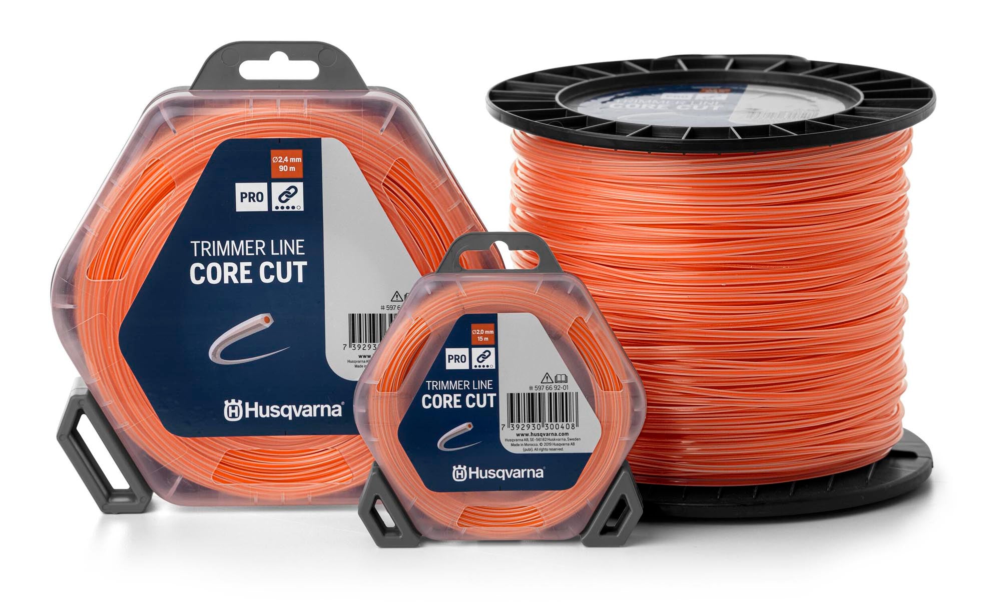 Μεσινέζα Husqvarna CoreCut 2,4 mm x 90 m Πορτοκαλί