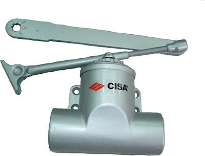 CISA 60160-04-97 Μηχανισμός επαναφοράς πόρτας - Σούστα Ασημί Νο4 (Για βάρος πόρτας εως 80 kg)
