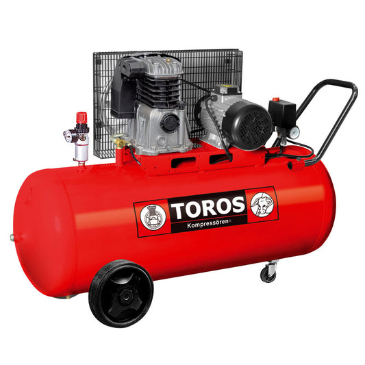 TOROS: ΑΕΡΟΣΥΜΠΙΕΣΤΗΣ ΜΕ ΙΜΑΝΤΑ 200LIT/3HP 400V