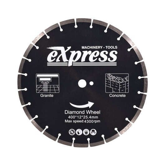 ΔΙΣΚΟΣ ΚΟΠΗΣ ΓΙΑ ΜΠΕΤΟΝ ΚΑΙ ΓΡΑΝΙΤΗΦ 400x12x25,4x4mm  - 4300rpm