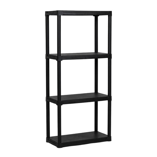 A/P: ΡΑΦΙΕΡΑ ΠΛΑΣΤΙΚΗ ΜΑΥΡΗ LARGHEZZA T60/4 60x30x133cm
