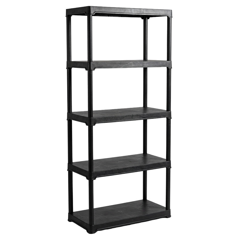 A/P: ΡΑΦΙΕΡΑ ΠΛΑΣΤΙΚΗ ΜΑΥΡΗ LARGHEZZA T90/5 90x40x176cm