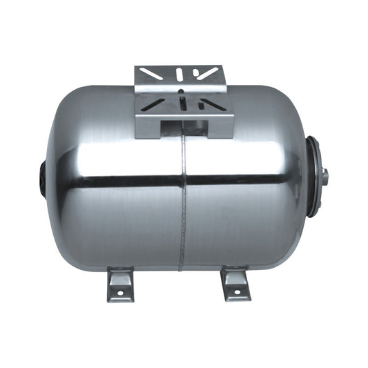 KRAFT: ΔΟΧΕΙΟ ΟΡΙΖΟΝΤΙΟ 24L INOX - 8 BAR - 1''