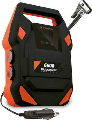 KRAUSMANN Αεροσυμπιεστής ψηφιακός 12V 6600
