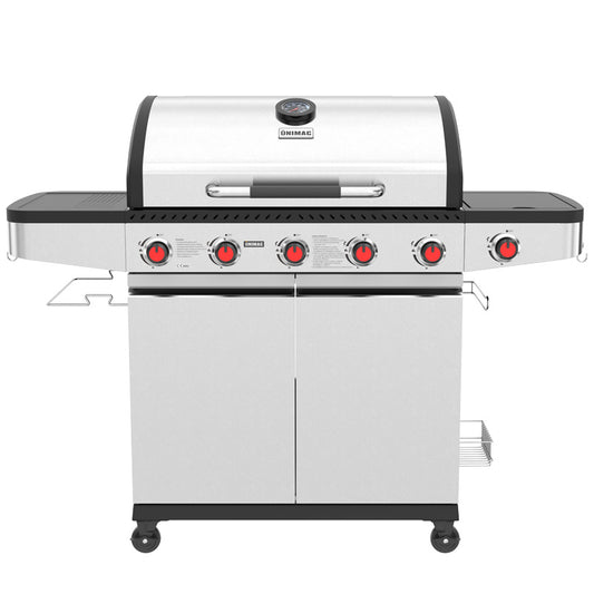 UNIMAC: ΨΗΣΤΑΡΙΑ ΥΓΡΑΕΡΙΟΥ INOX BBQ PREMIUM LINE - 5 ΕΣΤΙΕΣ ΚΑΙ 1 ΠΛΑΪΝΟ ΜΑΤΙ