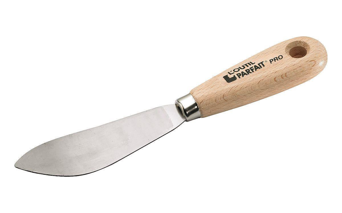 Μαχαίρι για στόκο με καμπύλη και ξύλινη λαβή