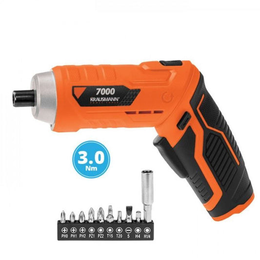 Κατσαβίδι Μπαταρίας 3.7V Krausmann 7000