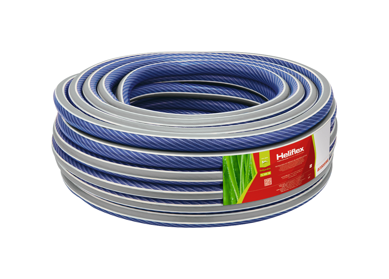 Λάστιχο Heliflex Helijardim Vita 1/2"-15m, Με ταχυσυνδέσμους