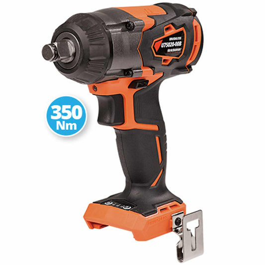 ΜΠΟΥΛΟΝΟΚΛΕΙΔΟ KRAUSMANN - 20V BRUSHLESS 350 Nm ΜΕ 2 ΜΠΑΤΑΡΙΕΣ 4.0Ah ΤΑΧΥΦΟΡΤΙΣΤΗ ΚΑΙ ΤΣΑΝΤΑ U75020-24SB