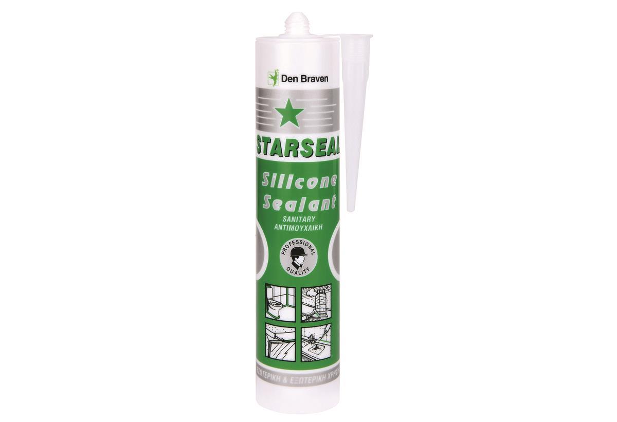 Σιλικόνη 25τεμ. STARSEAL διάφανη 260ml