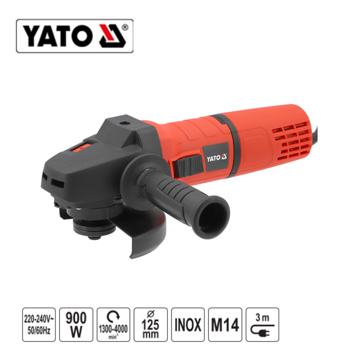 ΤΡΟΧΟΣ ΓΩΝΙΑΚΟΣ ΙΝΟΧ ΡΥΘΜΙΖ 900W/125MM YT-82096