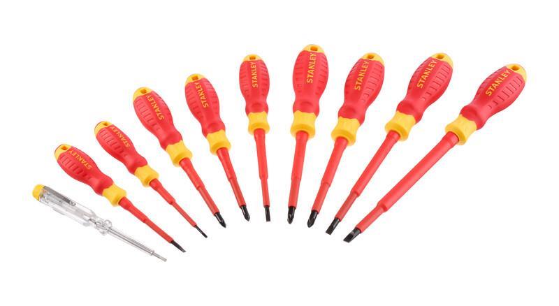 Κατσαβίδια CUSHION GRIP με μόνωση 1000V σετ 10 τεμ. 5 ίσια, 2 phillips, 2 pozi και 1 δοκιμαστικό