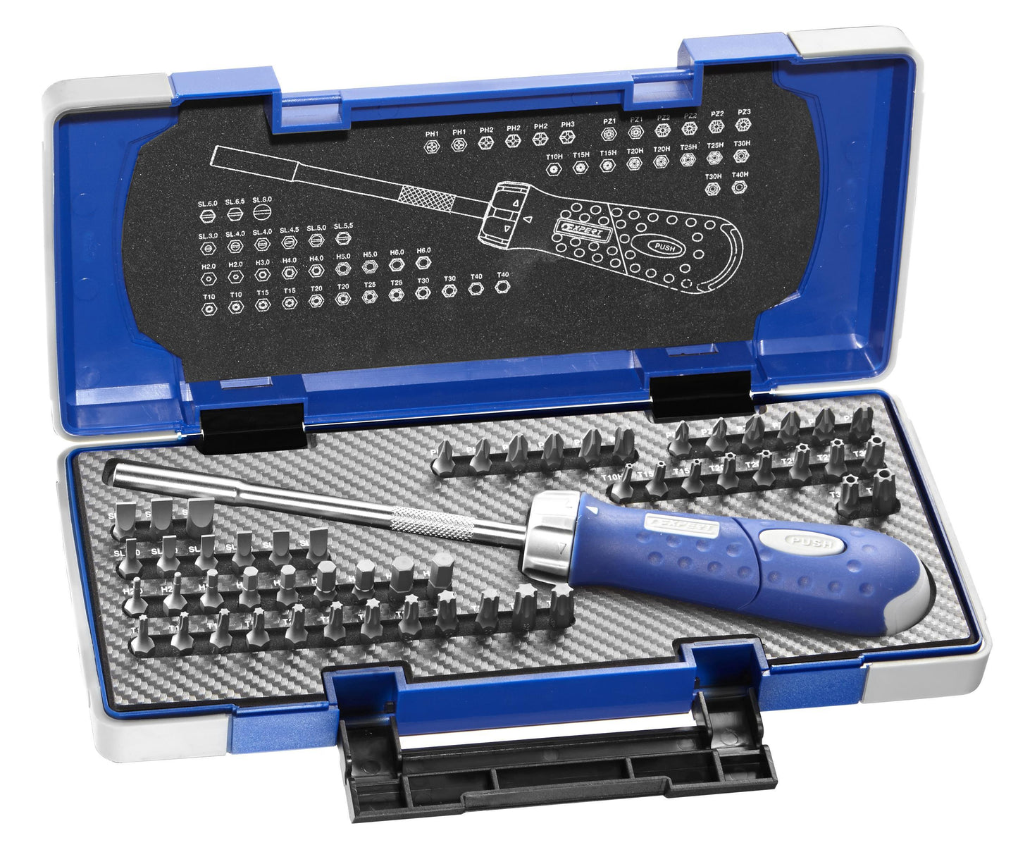 Κατσαβίδι καστάνιας με 59 μύτες σε κασετίνα