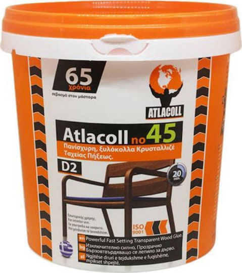 Ξυλόκολλα Atlacoll Κρυσταλιζέ Νο 45 1kg