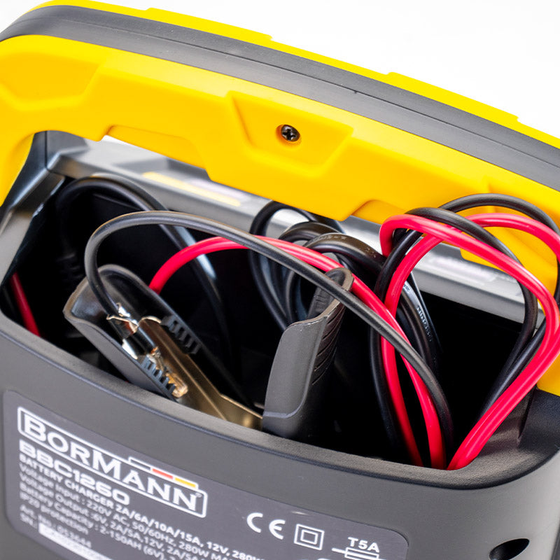 BORMANN BBC1260 Φορτιστής Αυτόματος 2A/6A/10A/15A, 12V, 280W