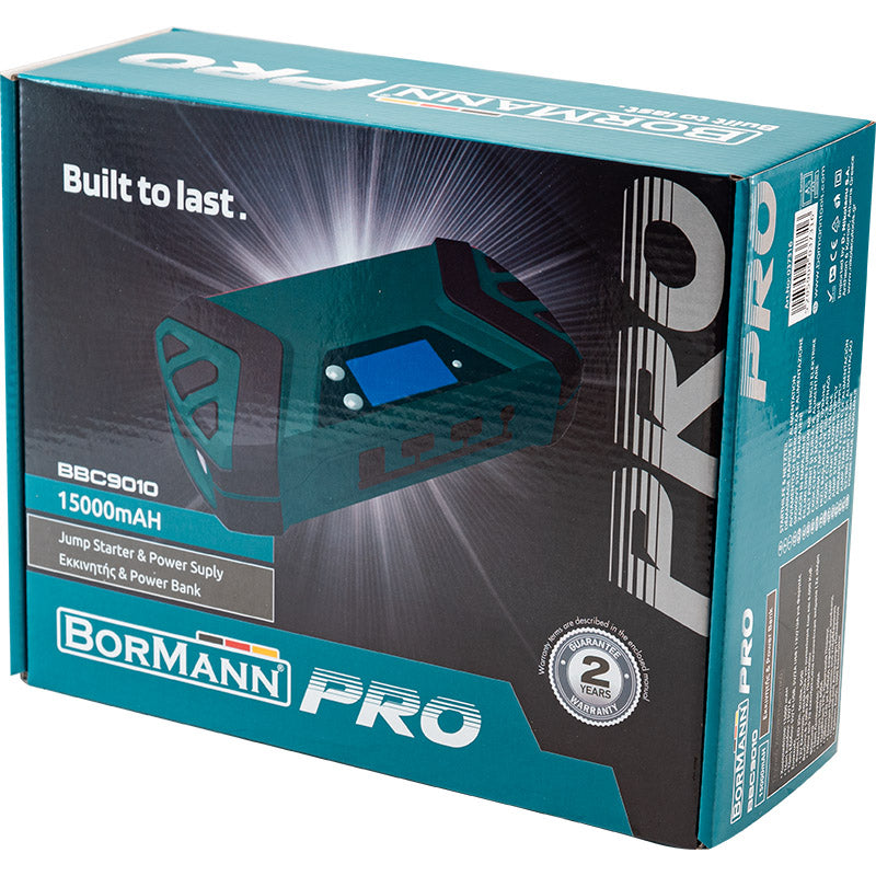 BORMANN Pro BBC9010 Εκκινητής & Power Bank 15000Mah/600Α