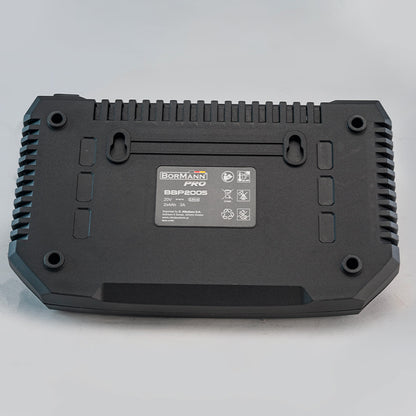 BORMANN Pro BBP2005 Φορτιστής Διπλής Μπαταρίας 20V Li-Ion-2X4Ah-3A-Pro