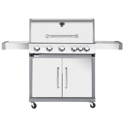 BORMANN ELITE BBQ5100 Ψησταριά Υγραερίου Prime 5+1 Εστιών  Luxury Type