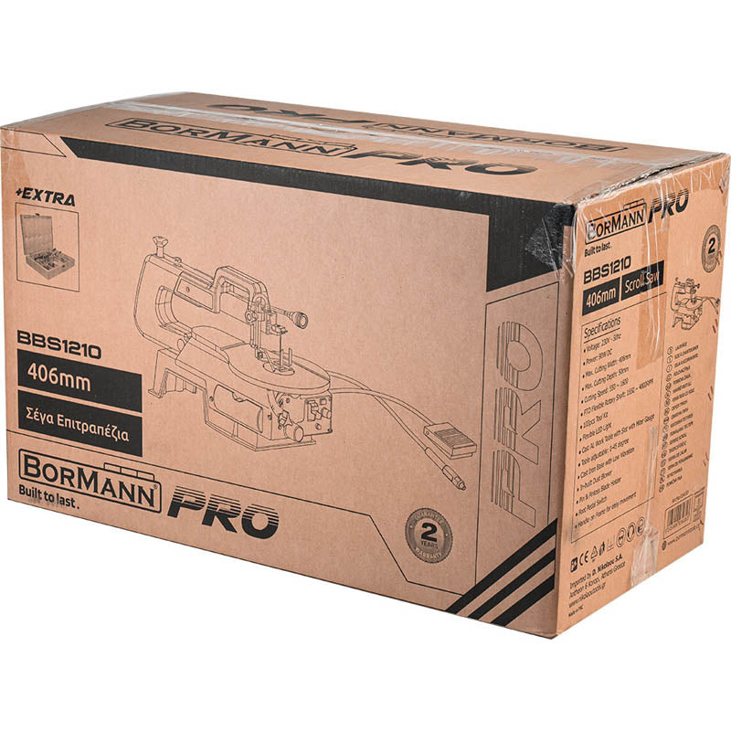 BORMANN Pro BBS1210 Σέγα Επιτραπέζια Με 103 Εξαρτήματα