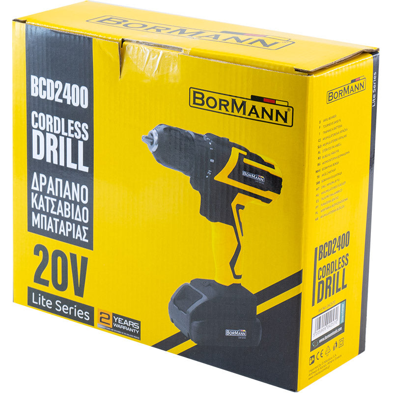 BORMANN BCD2400 Δραπ/Βιδο Μπαταρίας Λιθιου 20V