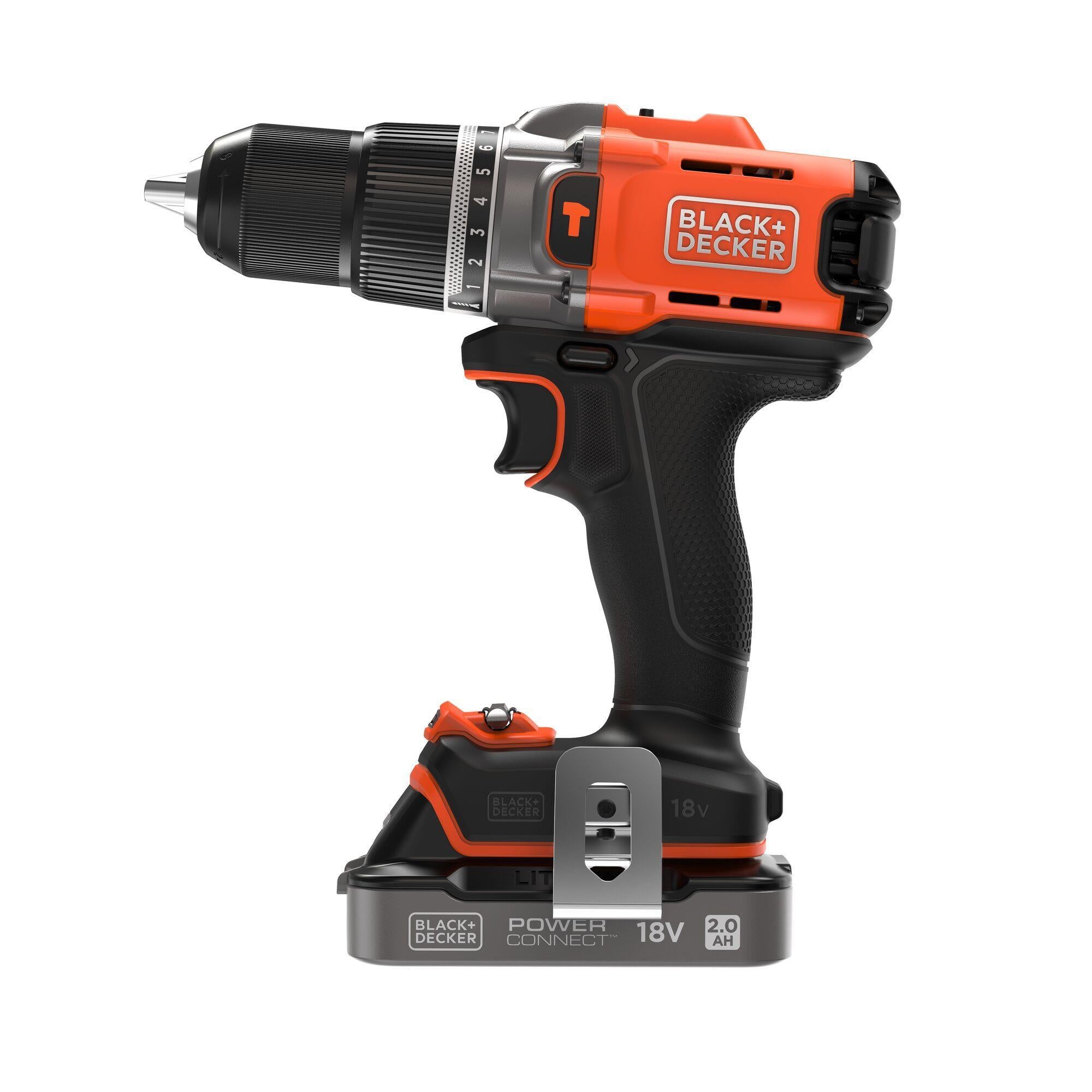 Δραπανοκατσάβιδο κρουστικό BLACK AND DECKER 18V, μπαταρία 1Χ1,5Ah σε κασετίνα BCD383D1XK-QW