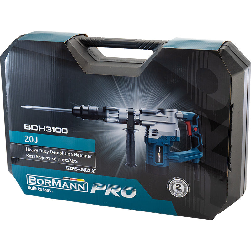 BORMANN Pro BDH3100 Κατεδαφιστικό Πιστολέτο Sds-Max, 1300W