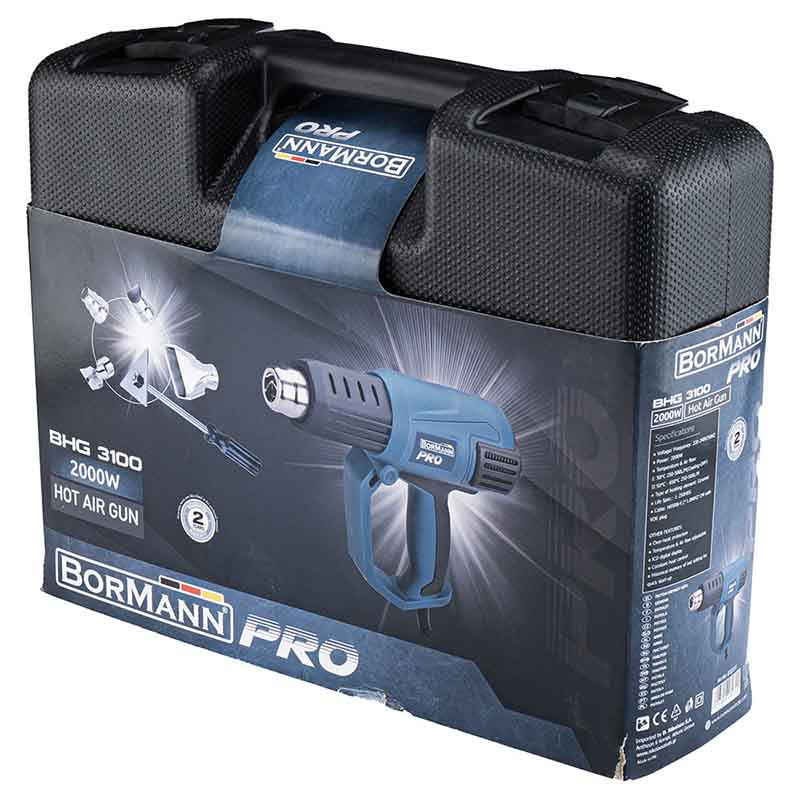 BORMANN Pro BHG3100 Πιστόλι Θερμού Αέρα 2000W