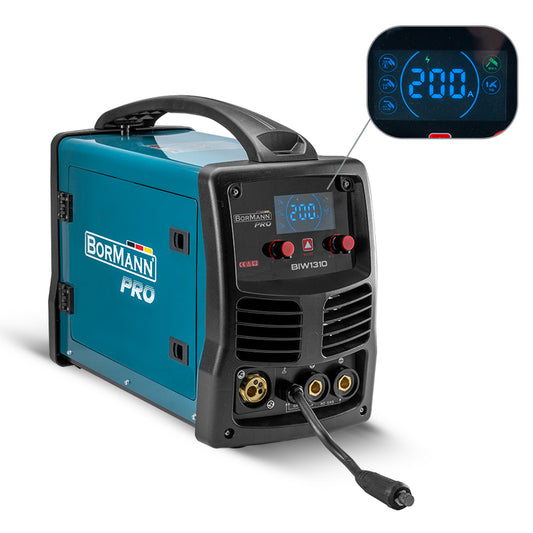 BORMANN Pro BIW1310 Ηλεκτροκόλληση MIG/MMA 200A, Gas/Νο Gas, 1/3/5Kg (0,6-1mm)