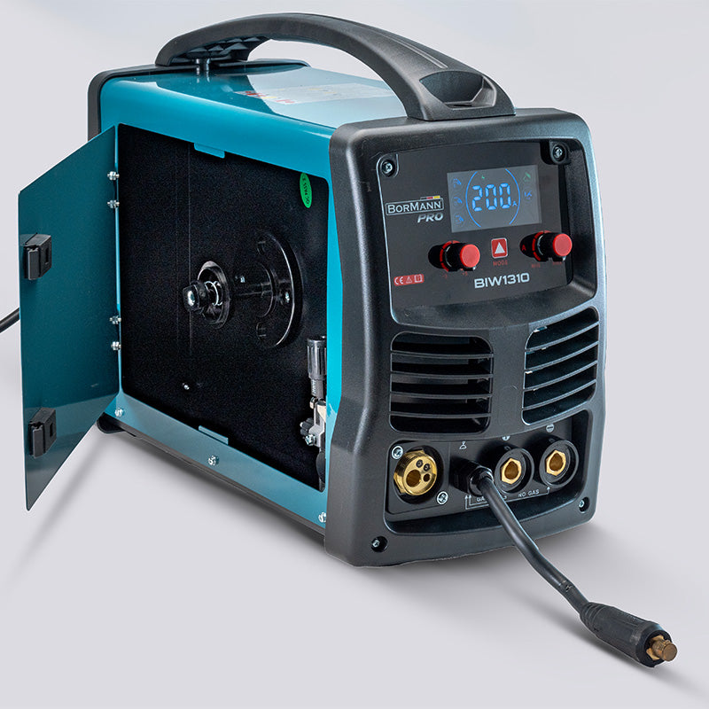 BORMANN Pro BIW1310 Ηλεκτροκόλληση MIG/MMA 200A, Gas/Νο Gas, 1/3/5Kg (0,6-1mm)