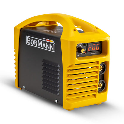 BORMANN BIW2010 Ηλεκτροκόλληση Inverter 200A, Απόδοση 200Α/60%, Ψηφ.Οθόνης, Μεγ.Ηλεκτρόδιο 4mm