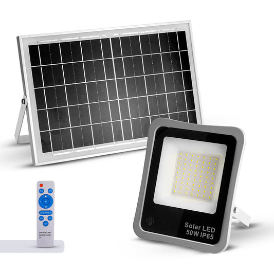 BORMANN BLF2150 Προβολέας Ηλιακός Led 50W, Αδιάβροχος, Φωτοβολταϊκό Πάνελ, Αισθητήρα Φωτος