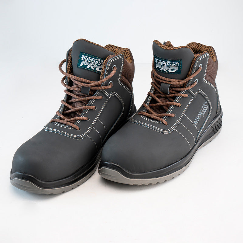 BORMANN Pro BPP8160 Μποτάκι Εργασίας O1, Δέρμα Nubuck, Iowa No.40