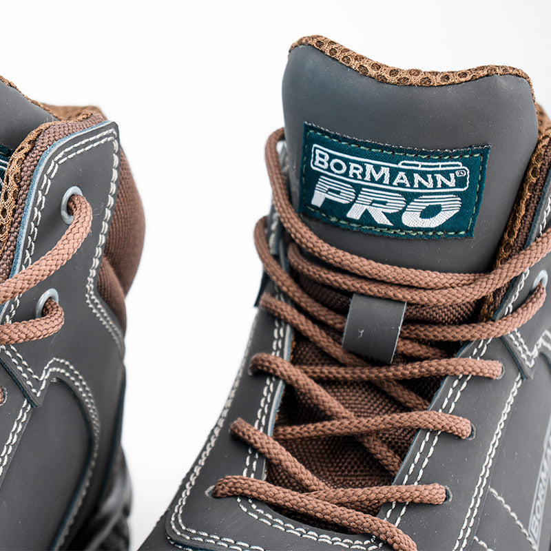 BORMANN Pro BPP8160 Μποτάκι Εργασίας O1, Δέρμα Nubuck, Iowa No.40