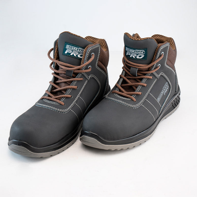 BORMANN Pro BPP8161 Μποτάκι Εργασίας O1, Δέρμα Nubuck, Iowa No.41