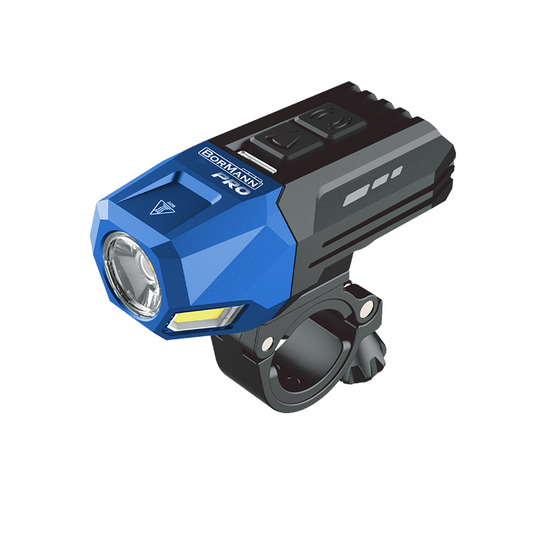 BORMANN Pro BPR6080 Φακός Ποδηλάτου Εμπρόσθιος - Επαναφορτιζόμενος, Led: Cob & Osram 800Lm,160m