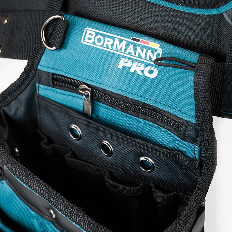 BORMANN Pro BTB3200 Ζώνη Εργαλείων Μέσης Με 12 Θήκες