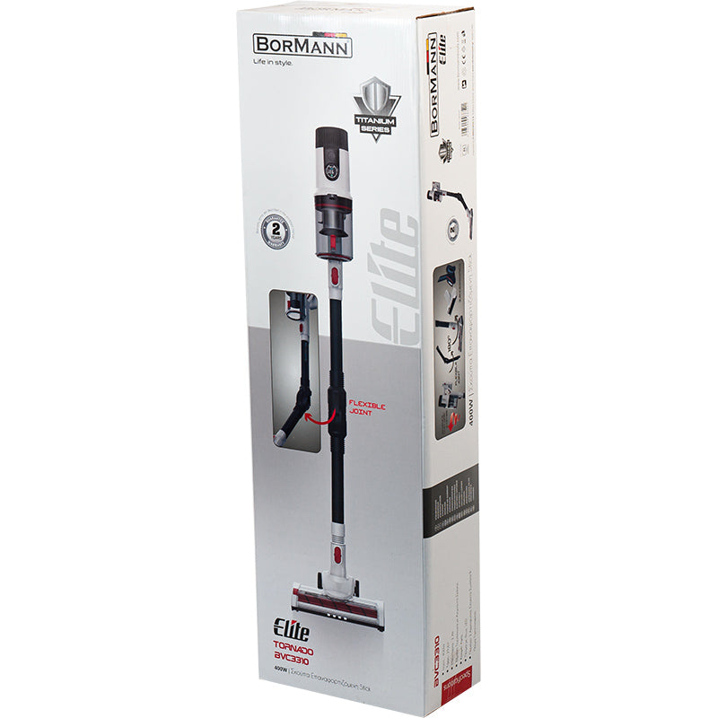 BORMANN ELITE BVC3310 Σκούπα Επαναφορτιζόμενη Stick 400W, 0.8Lt