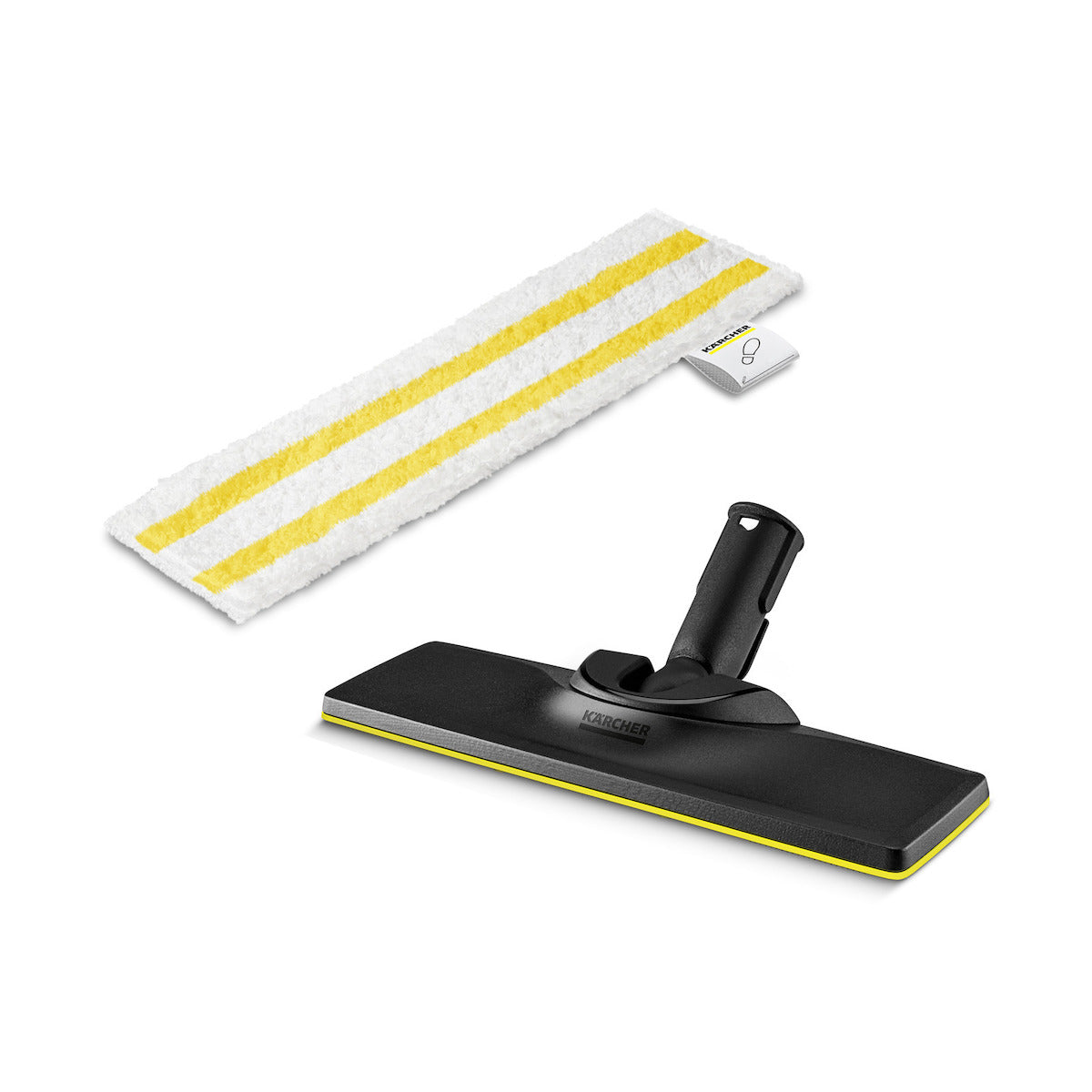KARCHER floor nozzle set easy fix 2.863-337.0 (περιλαμβάνει το εργονομικό ακροφύσιο δαπέδου και το αντίστοιχο πανί μικροϊνών)