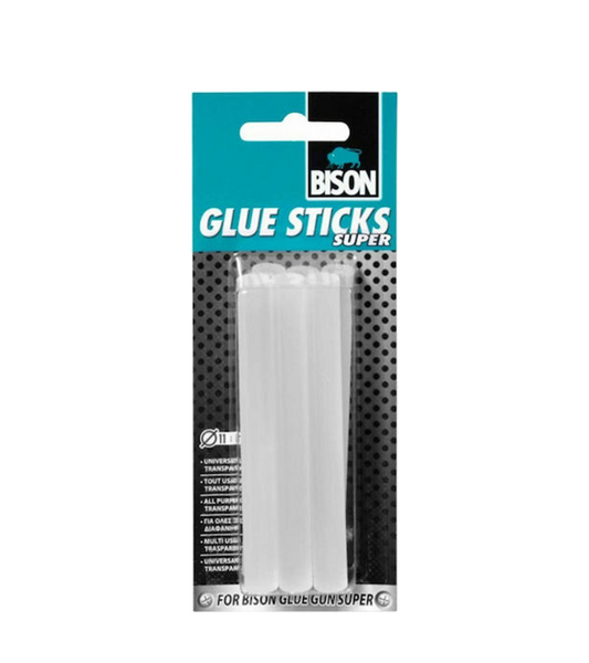 GLUE STICKS ΔΙΑΦΑΝΑ 6Χ11MM BLISTER BISON