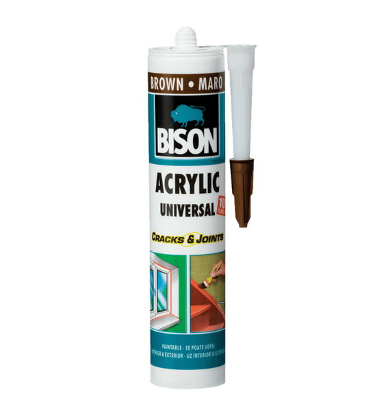 ACRYLIC ΓΕΝΙΚΗ ΧΡΗΣΗΣ UNIVERSAL ΚΑΦΕ 300ml BISON