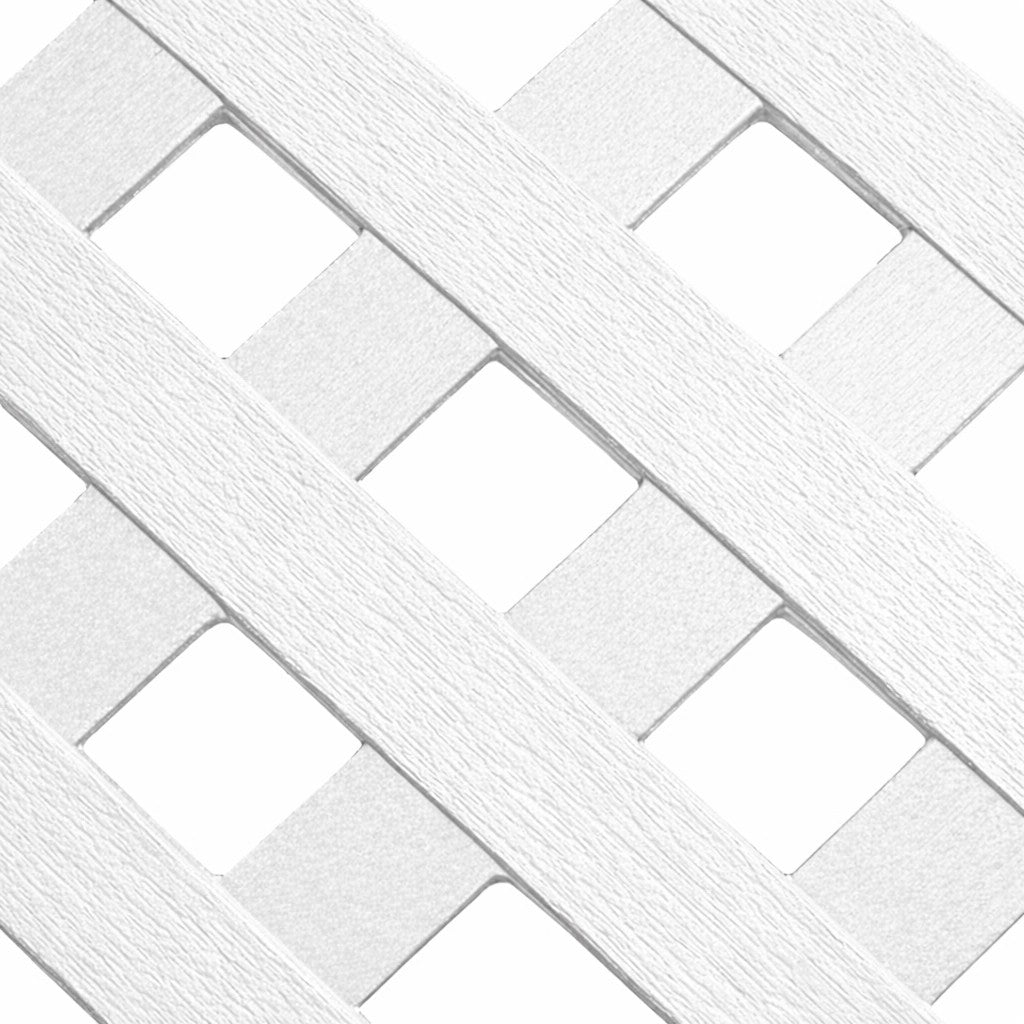 Καφασωτό Συνθετικό Privacy Diamond 240 × 120 εκ. | Λευκό