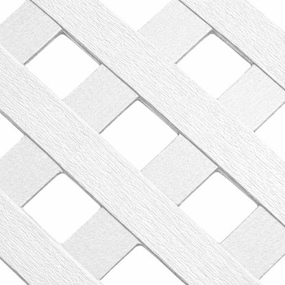 Καφασωτό Συνθετικό Privacy Diamond 240 × 120 εκ. | Λευκό