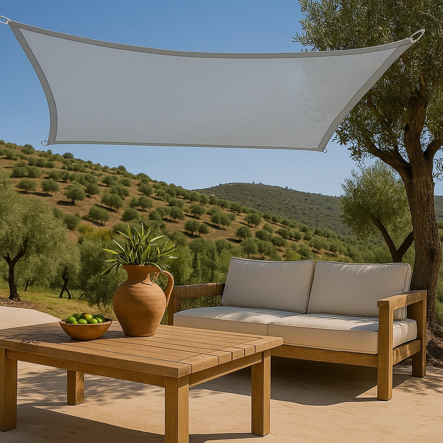 Πανί Σκίασης Premium 280 gsm - 3 x 5m - Γκρι