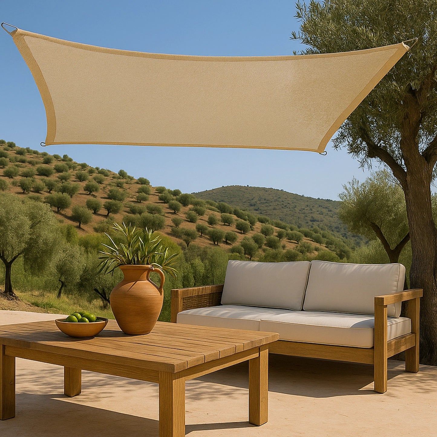 Πανί Σκίασης Premium 280 gsm - 3 x 5m - Εκρού